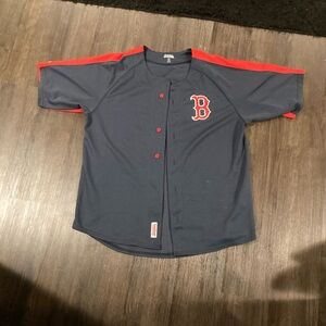Navy and Red Baseball Jersey